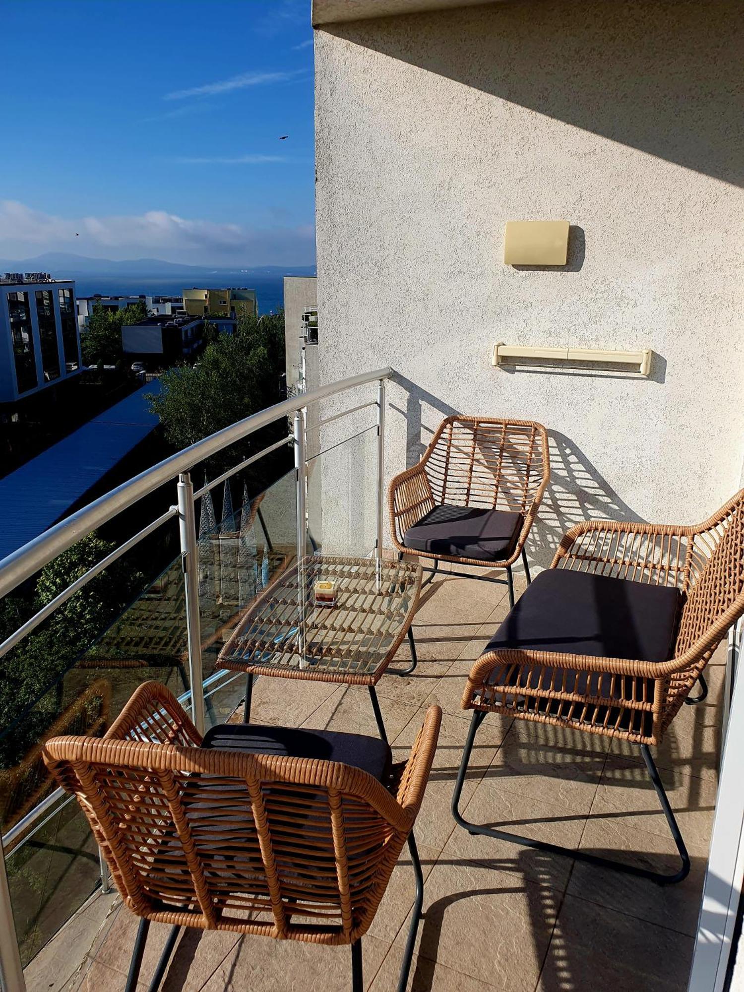 Elena'S Lux Aparthotel - Town & Sea View - Atlantis Spa Sarafovo Dış mekan fotoğraf